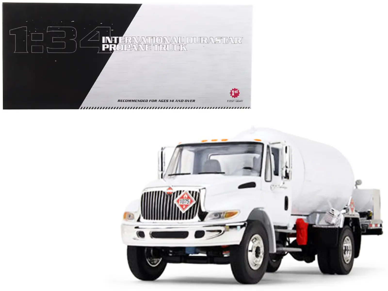 1:34 PROpane INTERNATIONAL DURASTAR RECOMMENDED FOR AGES 14 AND OVER 1st st FIRST GEAR 1075