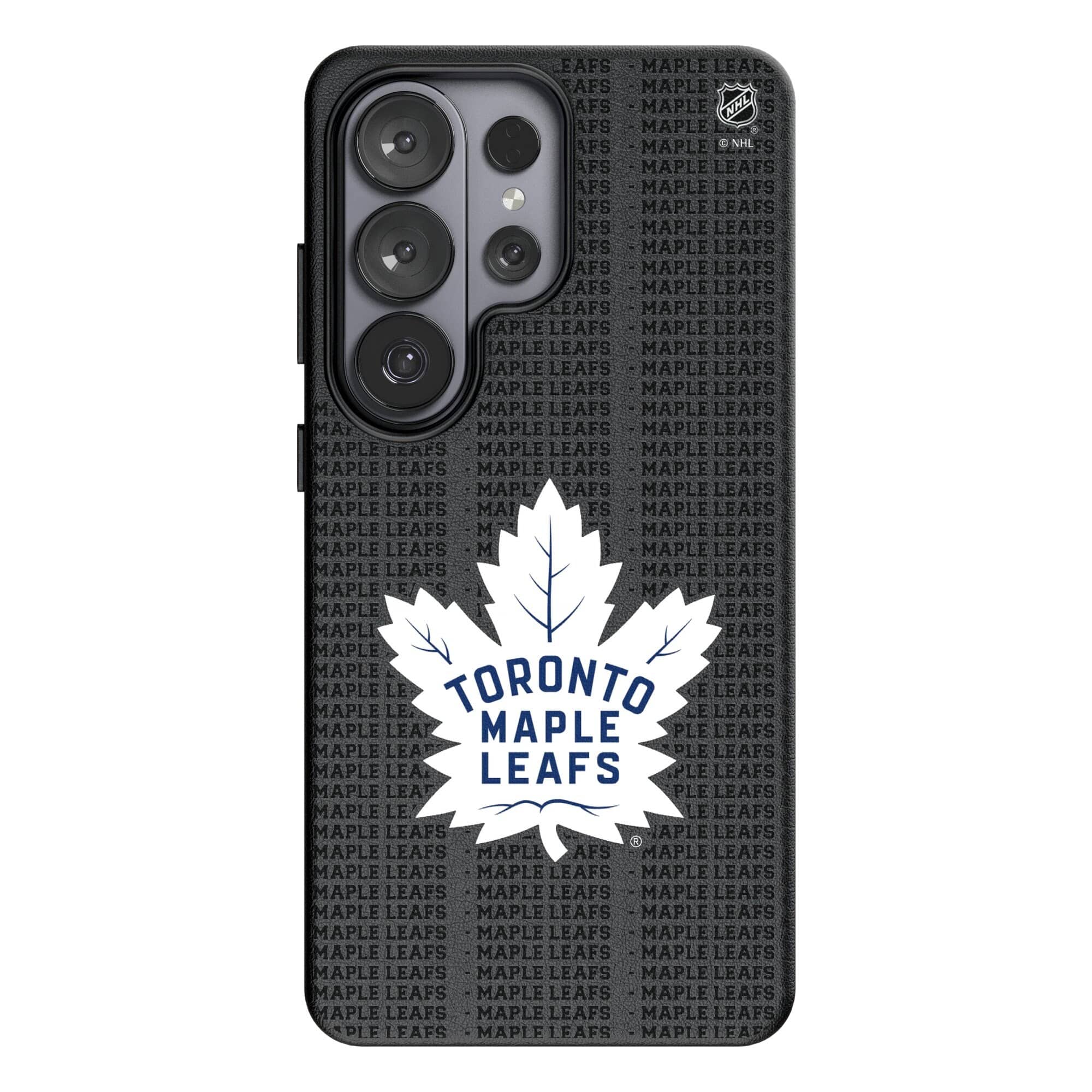 Keyscaper - NHL - Toronto Maple Leafs Text Backdrop Galaxy Magnetic Bump Case - S26 - Black price history on PriceWatchPro