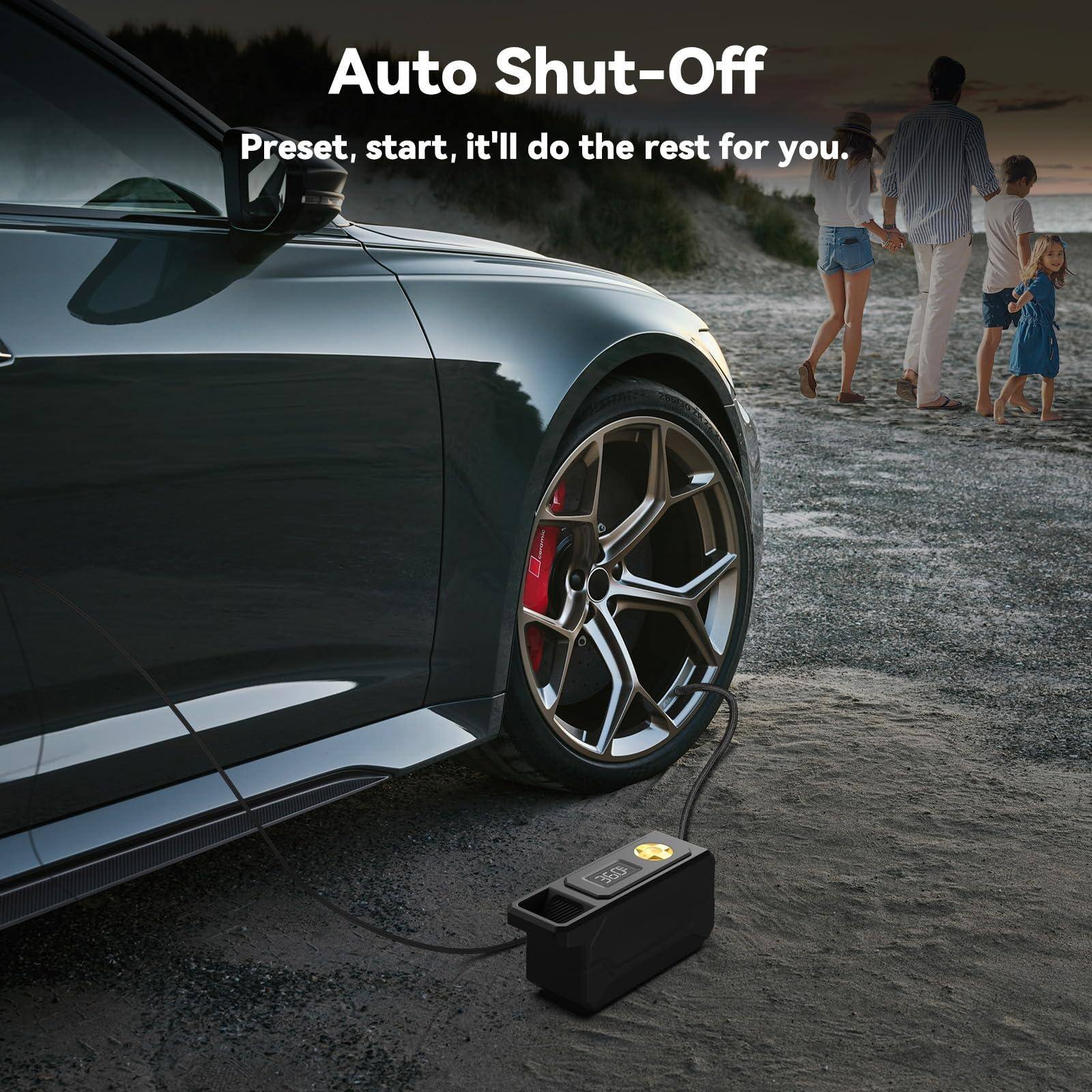 Auto Shut-Off  
Preset, start, it'll do the rest for you.