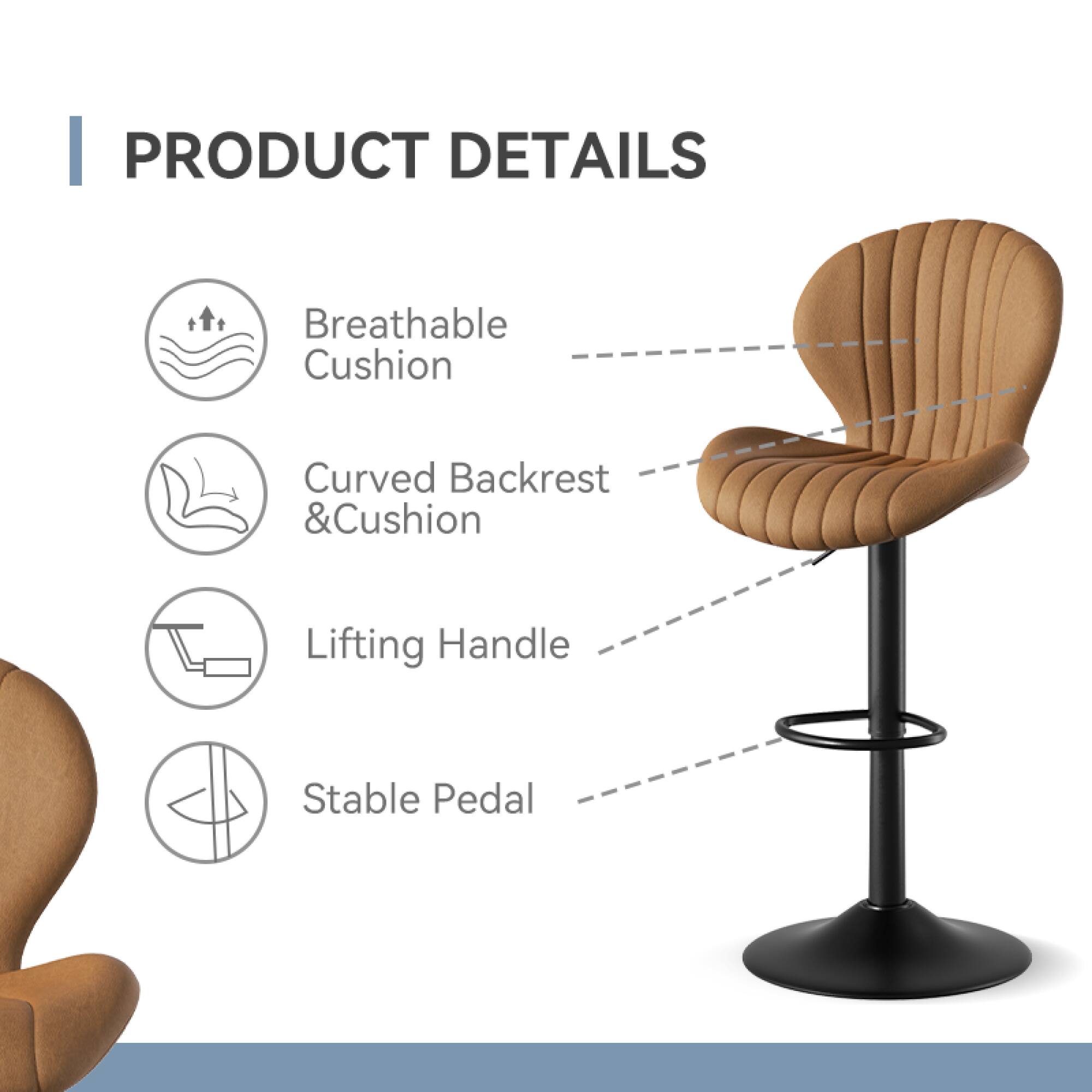 PRODUCT DETAILS

- Breathable Cushion
- Curved Backrest & Cushion
- Lifting Handle
- Stable Pedal