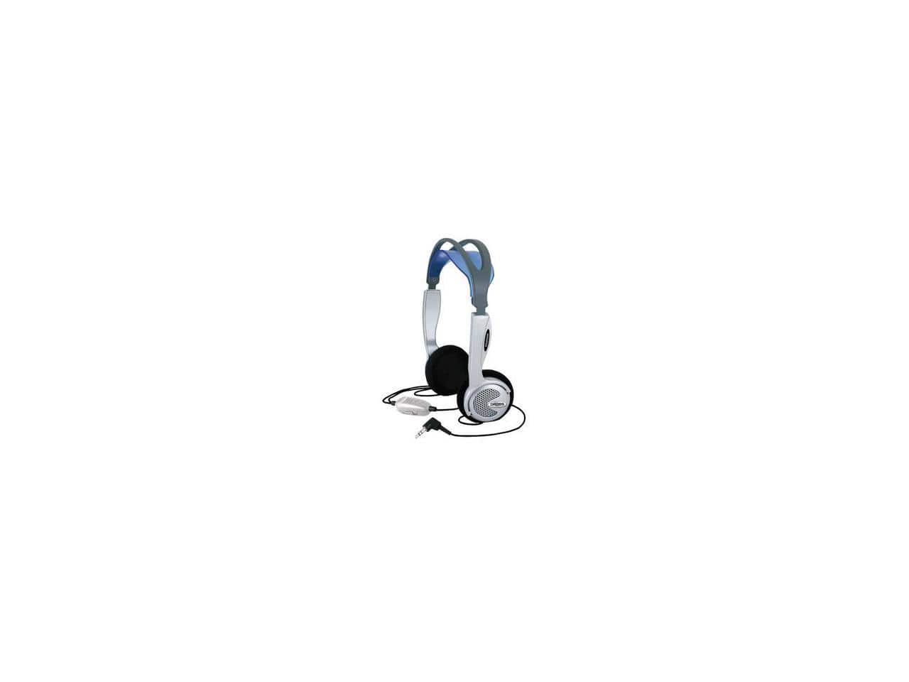 Koss - Black/Silver KTXPRO1 3.5mm/ 6.3mm Connector Supra-aural On-Ear Headphone - Blue