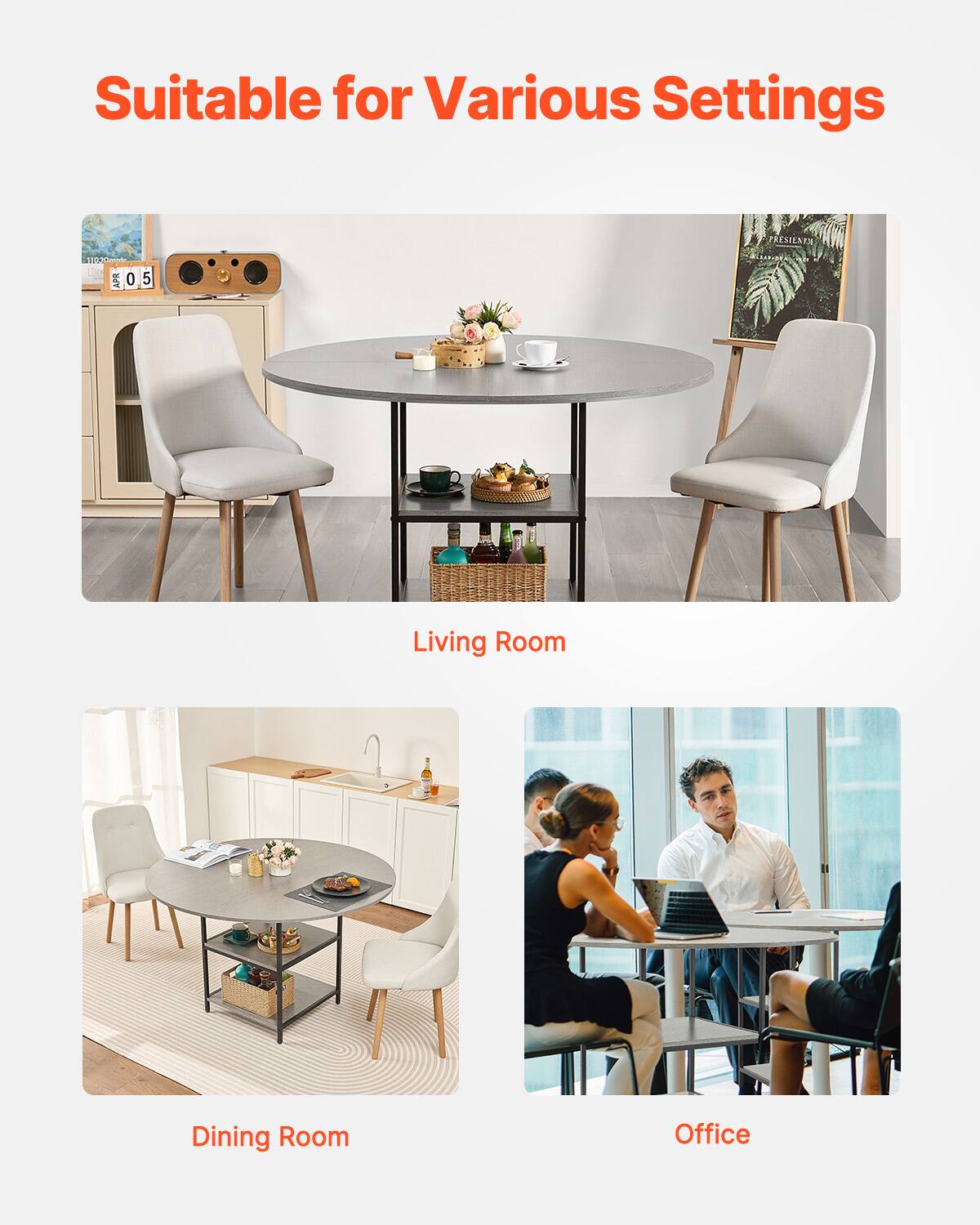 Suitable for Various Settings

Living Room

Dining Room

Office