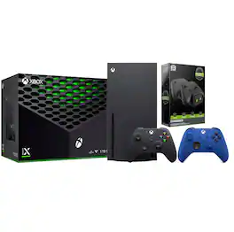 Xbox Series X 1TB Disc Console with Extra Controller and Charge Dock Bundle