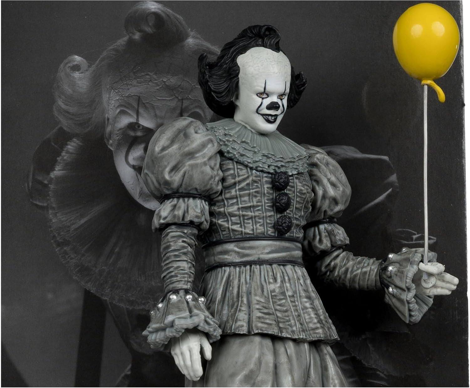 Alt View 3. McFarlane Toys - McFarlane Toys: Movie Maniacs Welcome to Derry IT - Pennywise Figure - Black and White.
