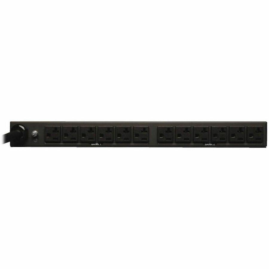 Alt View 6. Tripp Lite - Tripp Lite by Eaton PDU 2.9kW Single-Phase Basic PDU with ISOBAR Surge Protection 120V 3840 Joules 12 NEMA 5-15/20R - Unknown.