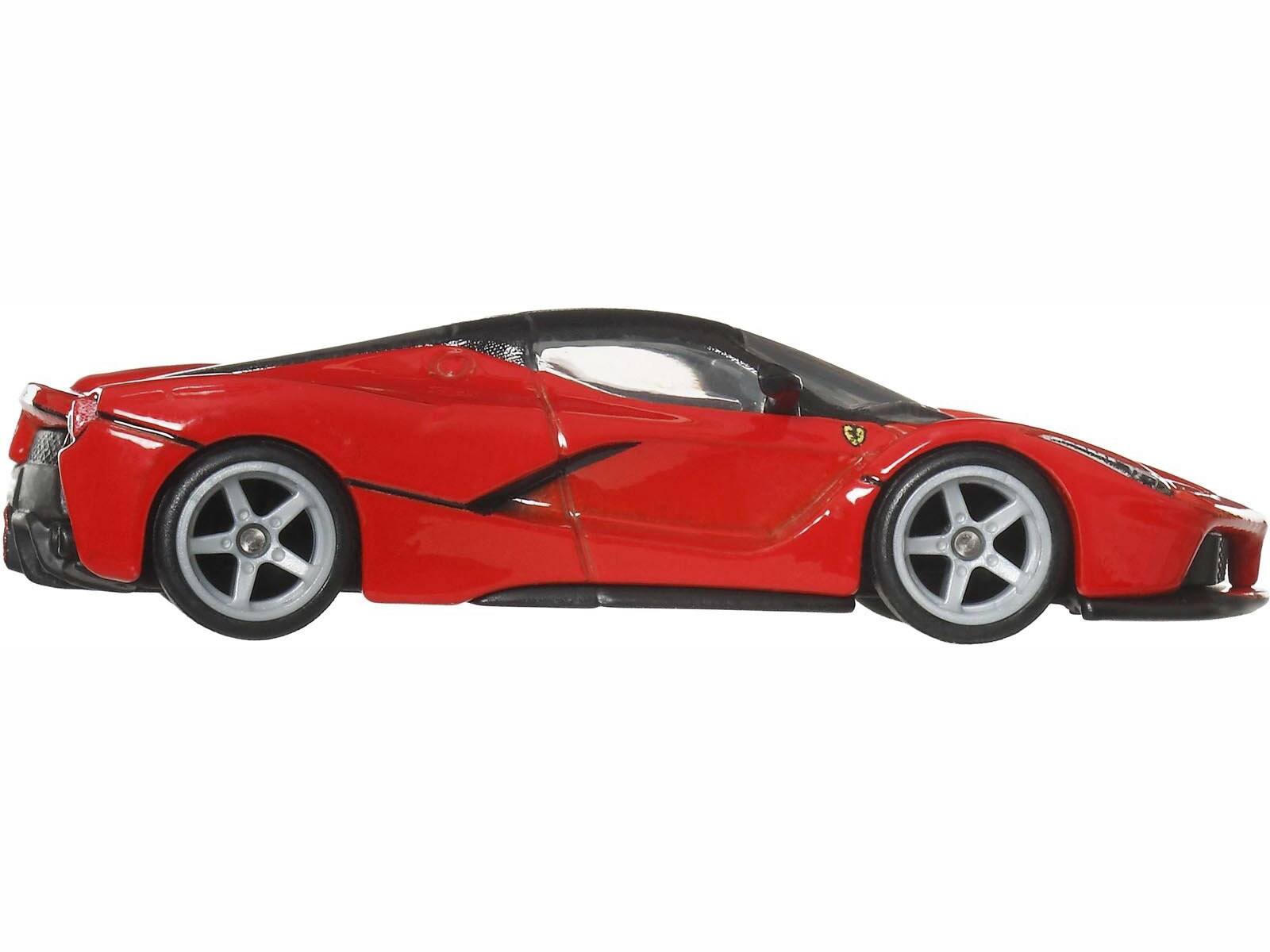 Alt View 1. Hot Wheels - Ferrari LaFerrari Red with Black Top "Euro Speed" Series Diecast Model Car by Hot Wheels.