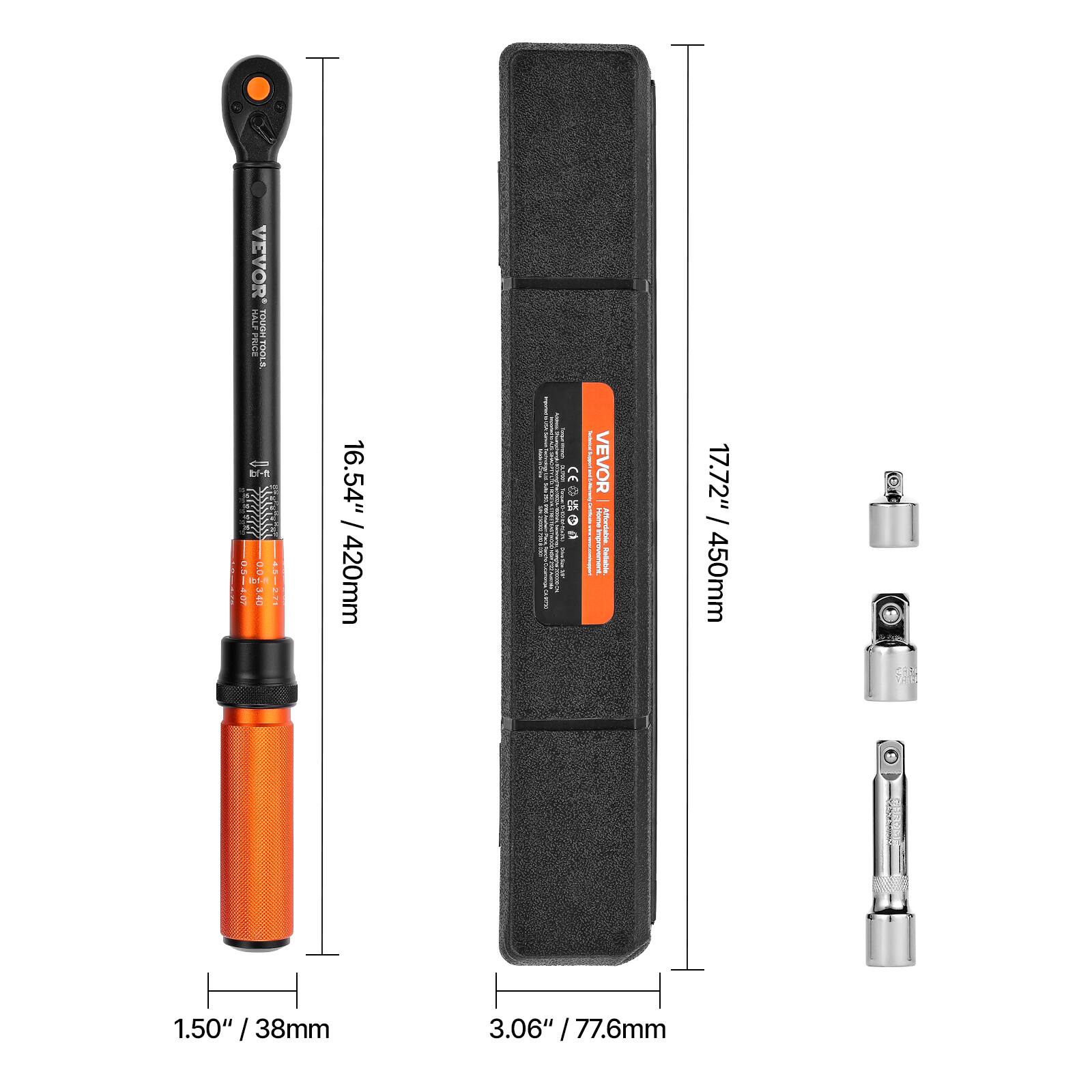 VEVOR UPR P USTILS 1 D 0 : : : OULR it I A . E E OFL 16.54" / 420mm : i : | i c : O  2  S : ! I i VEVOR | I I 17.72" / 450mm 1.50" I 38mm 3.06" 3.06" /77.6mm

VEVOR
16.54" / 420mm
1.50" / 38mm

VEVOR
17.72" / 450mm
3.06" / 77.6mm