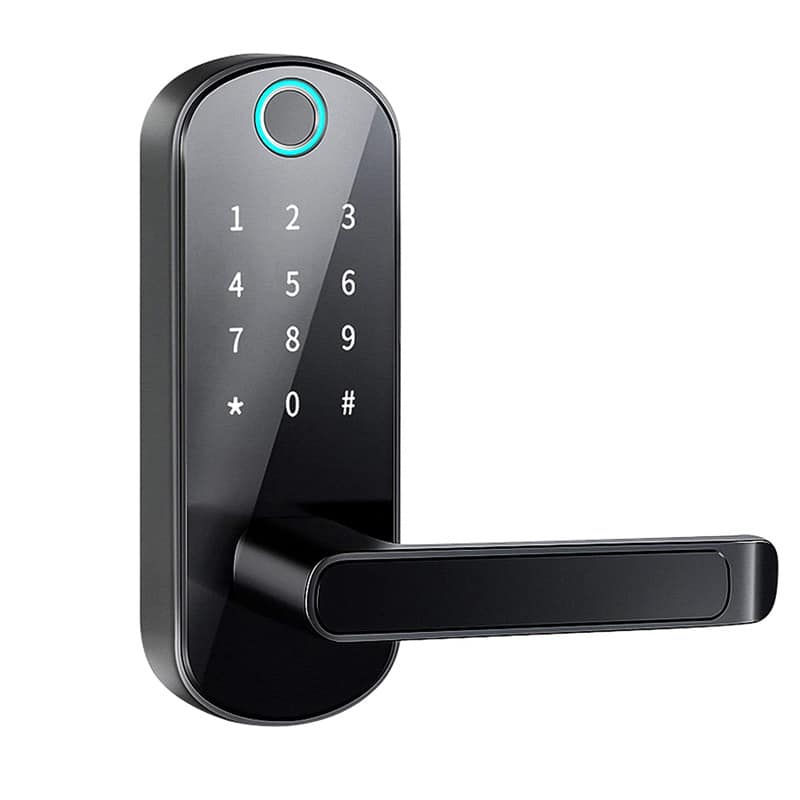 Cluzine - No-Drill Smart Door Lock,Fingerprint,Password,APP Control,Home,B&B