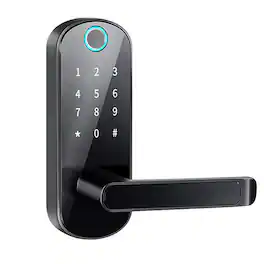 Cluzine - No-Drill Smart Door Lock,Fingerprint,Password,APP Control,Home,B&B