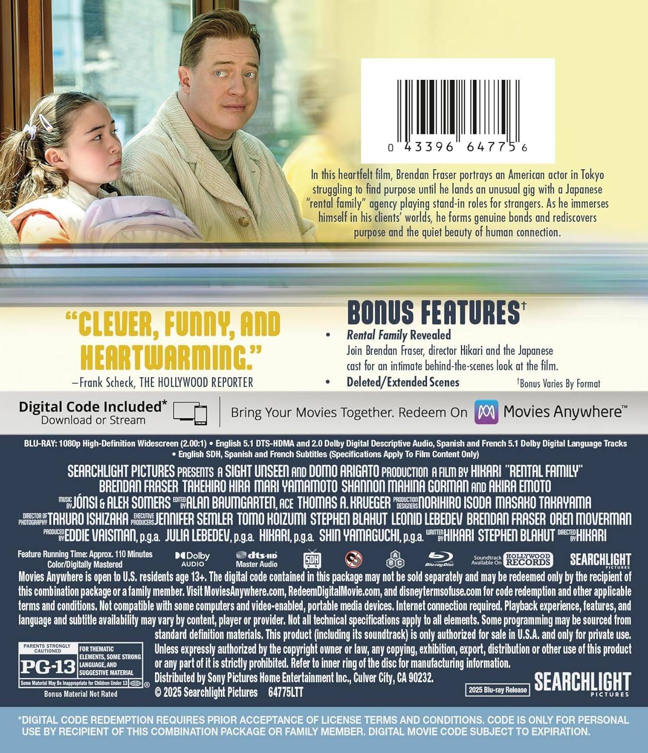 Alt View 1. Rental Family   - BLU-RAY.