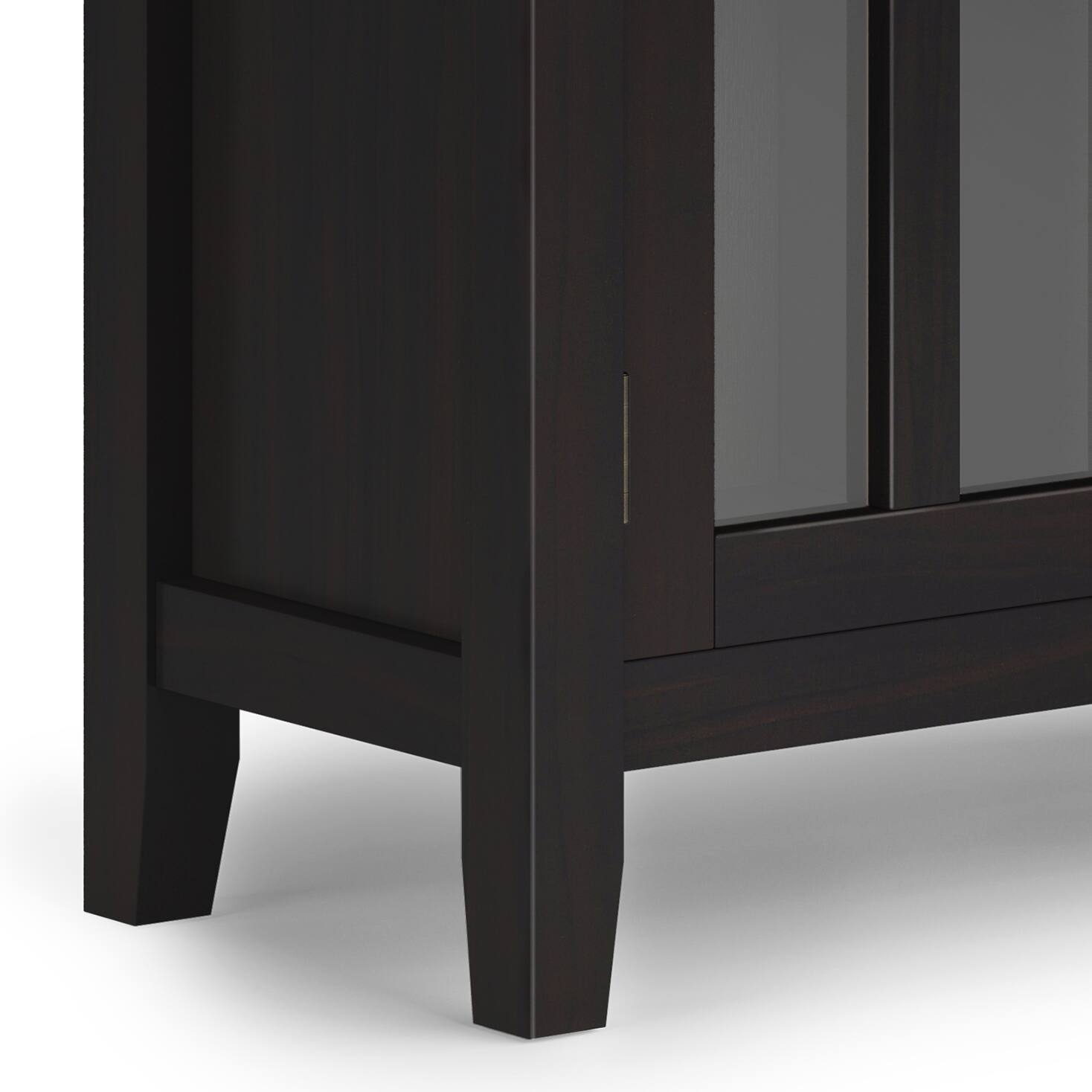 Alt View 15. Simpli Home - Artisan Low Storage Cabinet - Hickory Brown.