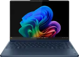 Lenovo - Yoga 9i 2-in-1 Aura Edition - Copilot+ PC - 14" 3K 120Hz OLED Touchscreen Laptop - Intel Core Ultra 7 258V - 32GB - 1TB - Cosmic Blue