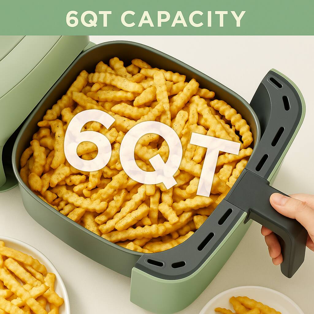 6QT CAPACITY  
6QT