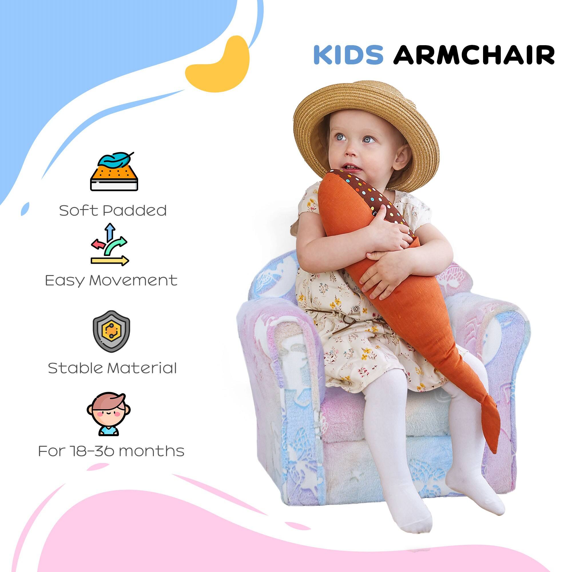 KIDS ARMCHAIR

- Soft Padded
- Easy Movement
- Stable Material
- For 18-36 months