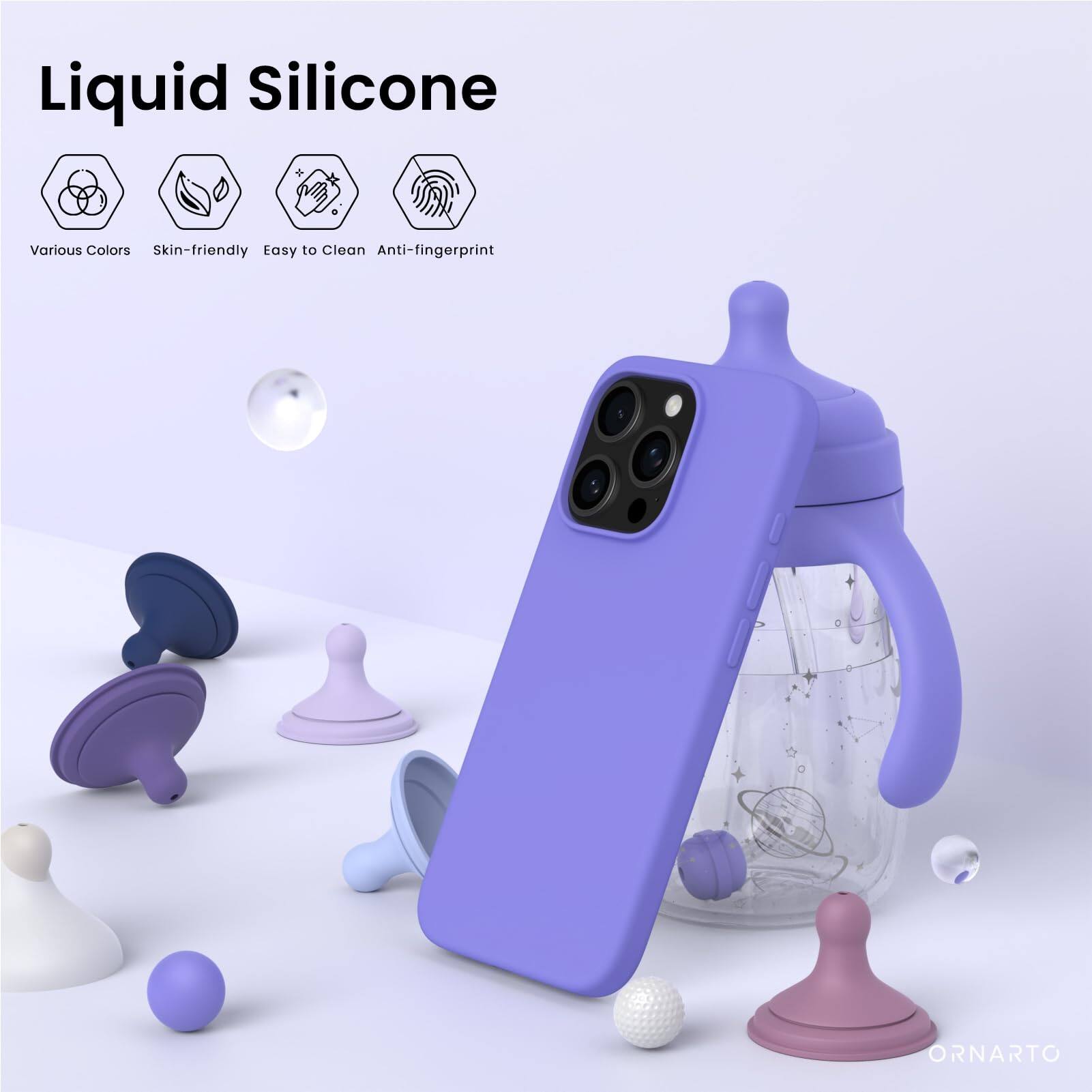 Liquid Silicone, Various Colors, Skin-friendly, Easy to Clean, Anti-fingerprint, ORNARTO