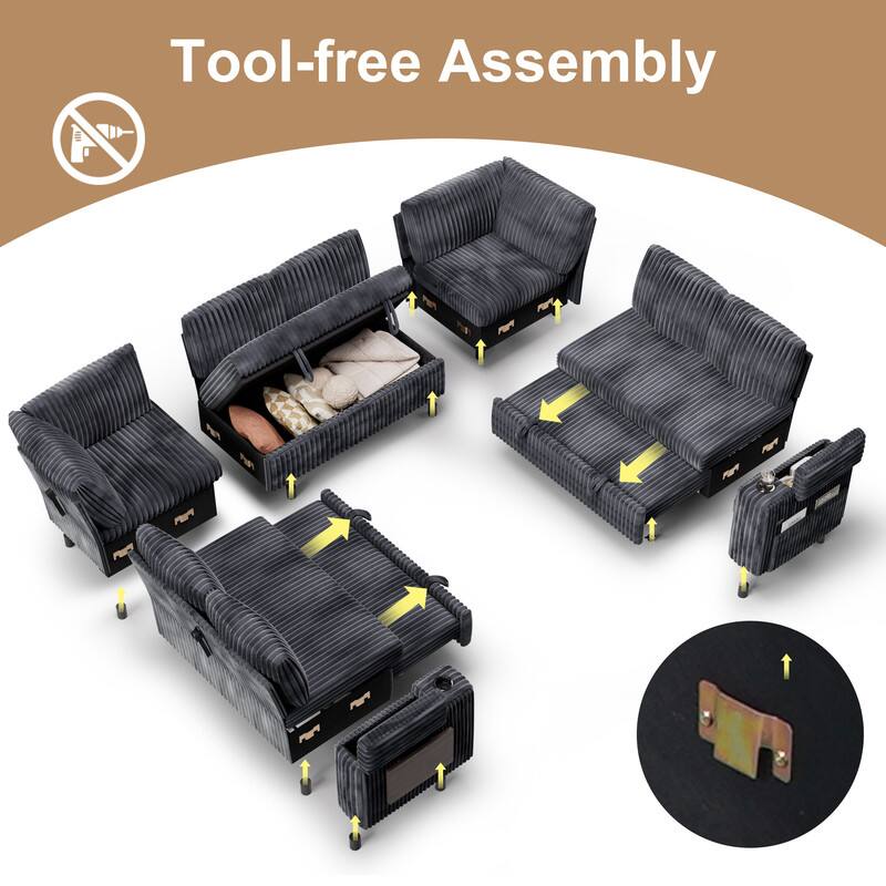 Tool-free Assembly