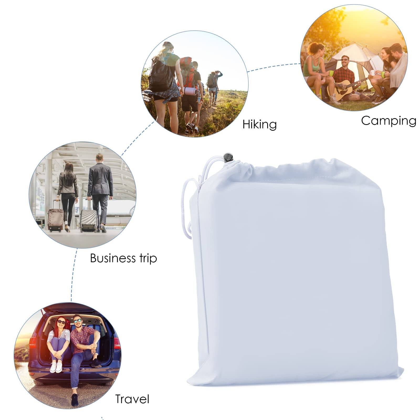 Hiking  
Camping  
Business trip  
Travel