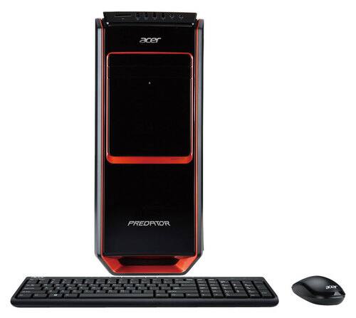 Front Standard. Acer - Predator Desktop - 32GB Memory - 3TB Hard Drive.