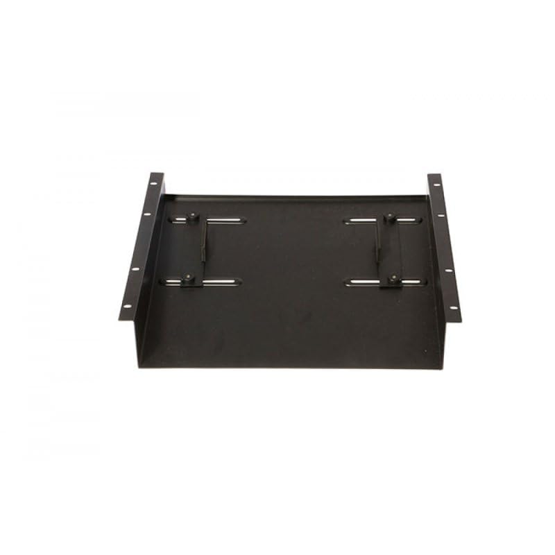 Alt View 6. On Stage Stands - OnStage RSU1000 Adjustable Top-Mount Rack Shelf (RSU 1000) - Black.
