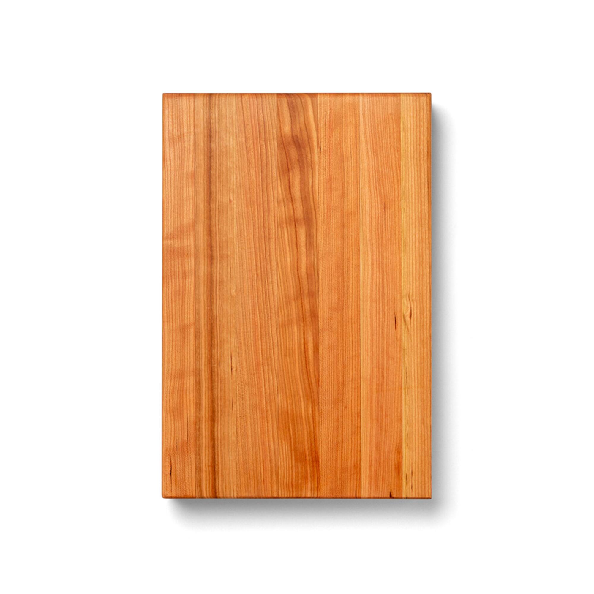 John Boos - Wood End Grain Cutting Board for Kitchen Prep,18" x 12" x 2.25" - Cherry