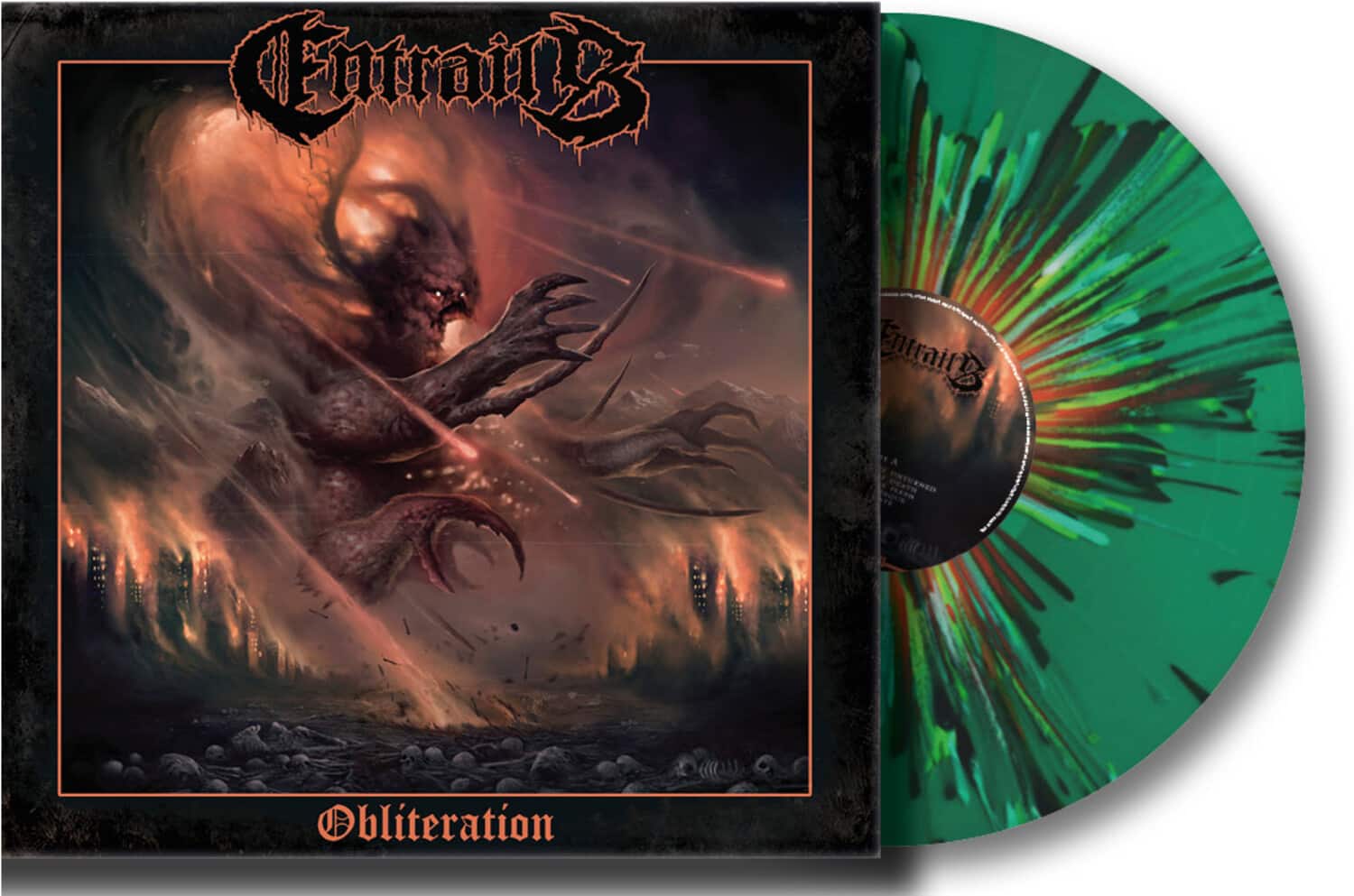 Entrails - Obliteration - Splatter Green Vinyl   - VINYL LP