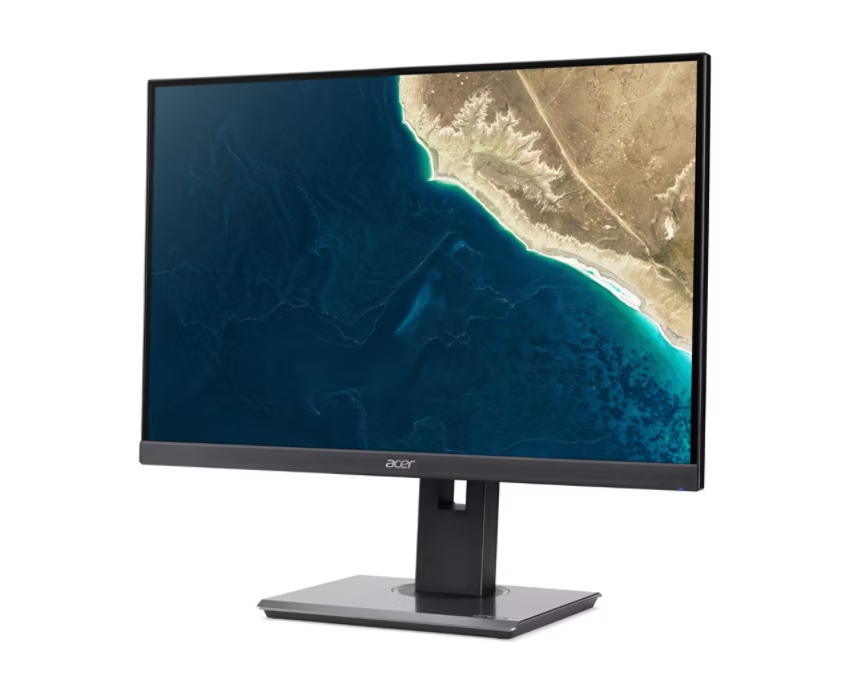 Left. Acer - Acer Vero B247W E5 24" Class WUXGA LED Monitor - 16:10 - Black - 24" Viewable - In-plane Switching (IPS) Technology - Black.