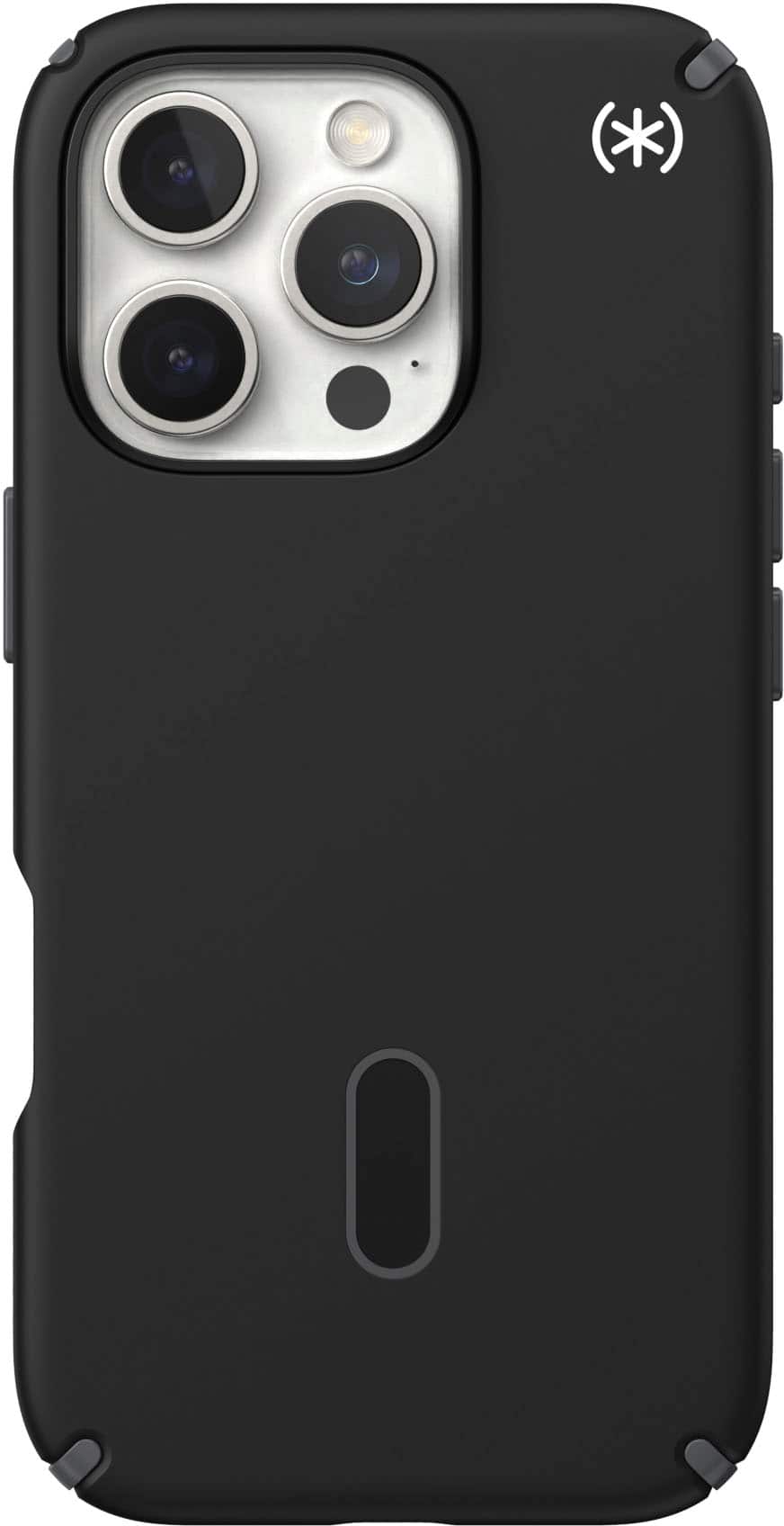 Speck - Presidio2 Pro ClickLock Case with MagSafe for Apple iPhone 16 Pro - Black - Front_Zoom