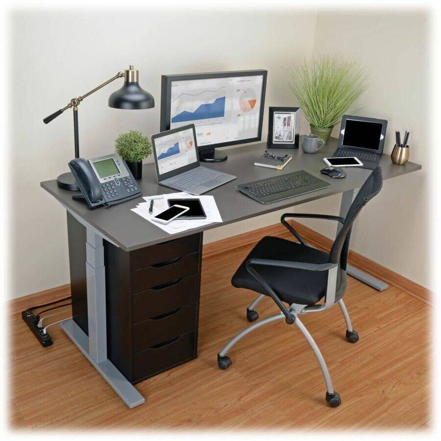 Alt View 3. Tripp Lite - Eaton Tripp Lite Series 4-Outlet Surge Protector with 4 USB Ports (4.2A Shared) - 6 ft. (1.83 m) Cord, 450 Joules, Metal - Unknown.