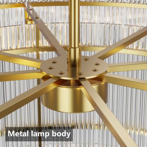 Metal lamp body