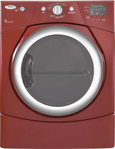 whirlpool washer and dryer red