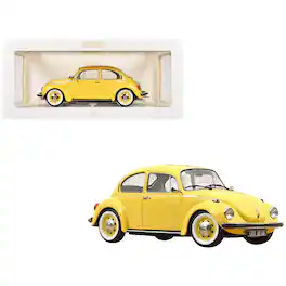 1973 Volkswagen 1303 Beetle Pastel Yellow 1/18 Diecast Model Car by Norev
