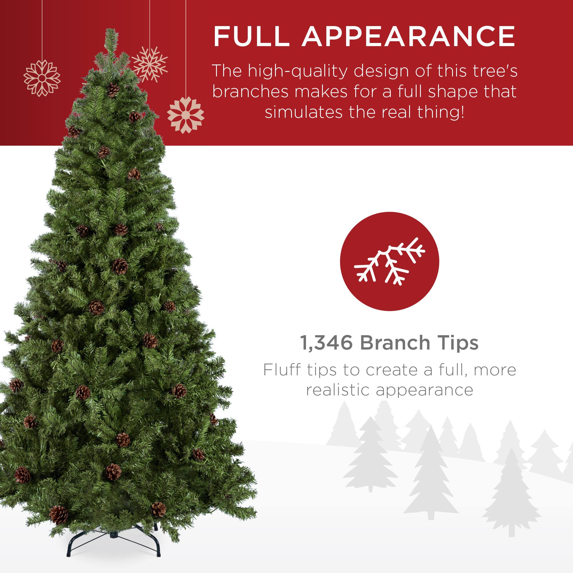 FULL APPEARANCE

The high-quality design of this tree's branches makes for a full shape that simulates the real thing!

1,346 Branch Tips

Fluff tips to create a full, more realistic appearance
