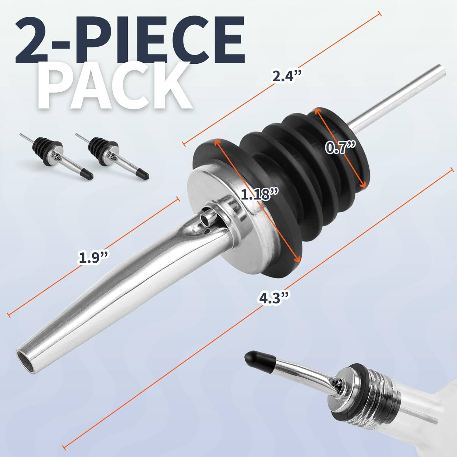 2-PIECE PACK  
2.4"  
0.7"  
1.18"  
1.9"  
4.3"