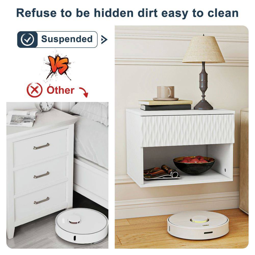 Refuse to be hidden dirt easy to clean

✔️ Suspended

❌ Other