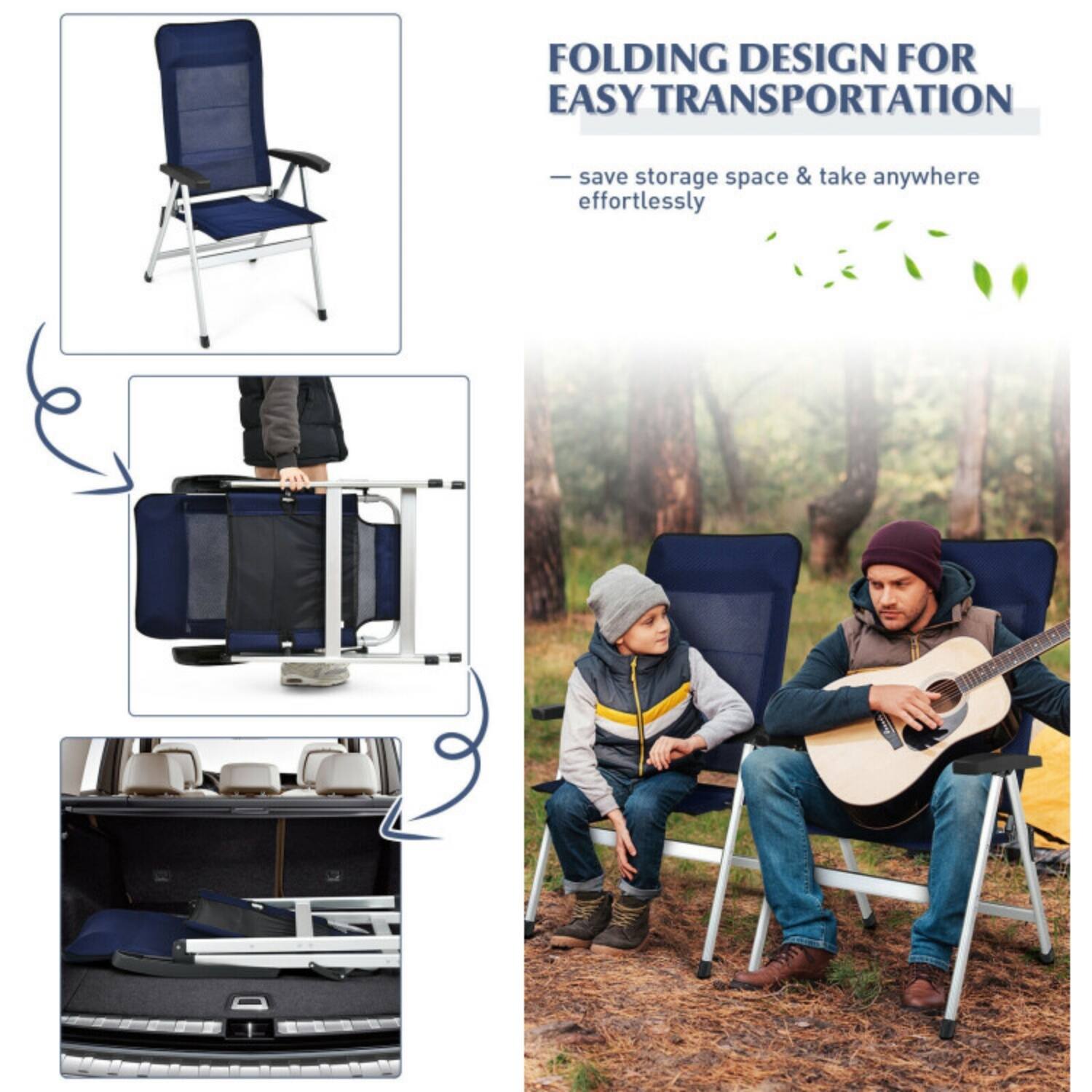 FOLDING DESIGN FOR EASY TRANSPORTATION  
— save storage space & take anywhere effortlessly
