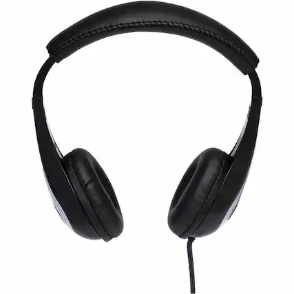 Front. Avid - AVID AE-35 Headphone - Stereo - USB Type C - Wired - 32 Ohm - 20 Hz to 20 kHz - On-ear, Over-the-head - Binaural - White,Black.