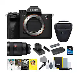 Sony - a7R V 61MP Full-Frame Mirrorless Camera with 24-70mm f/2.8 GM Lens Bundle