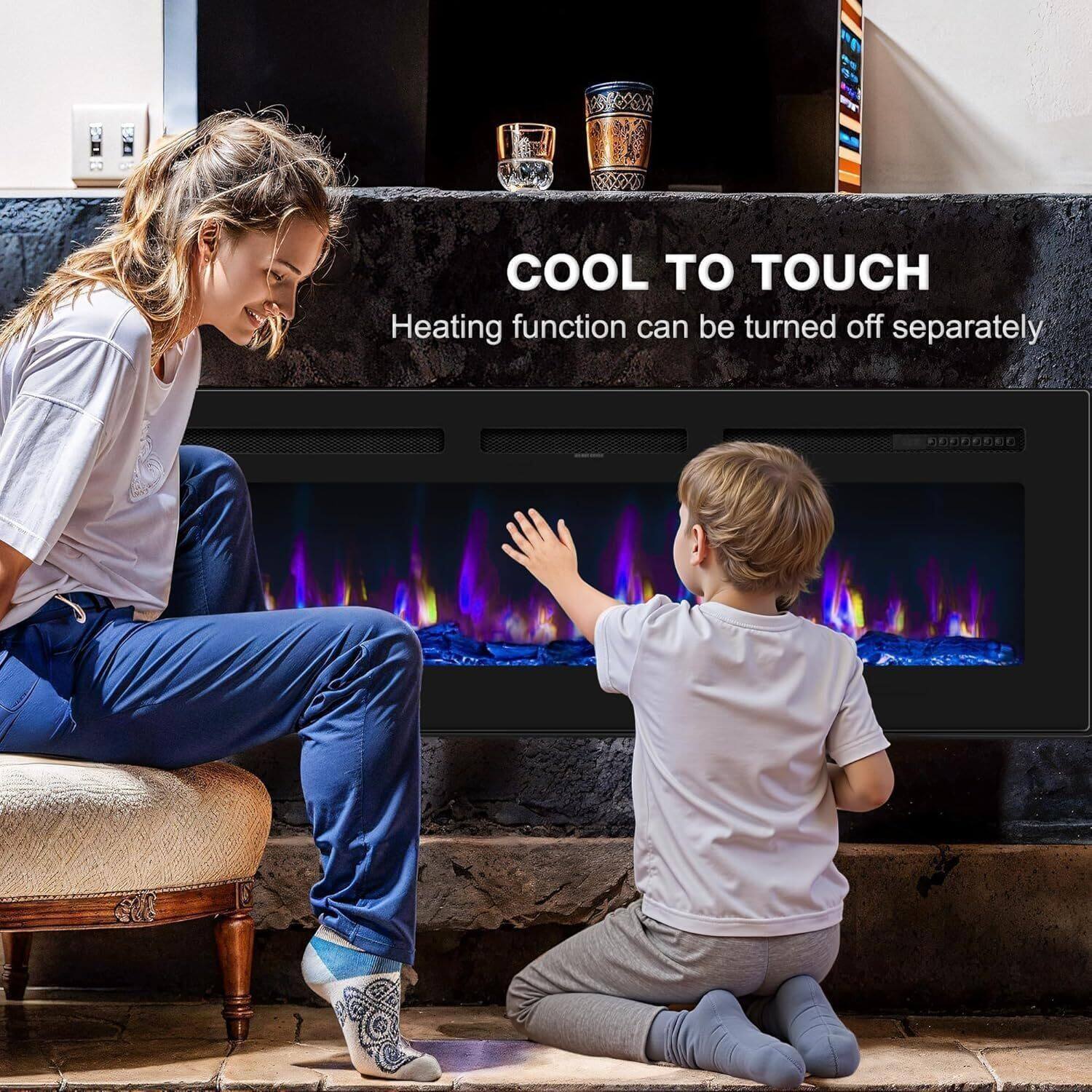 COOL TO TOUCH  
Heating function can be turned off separately