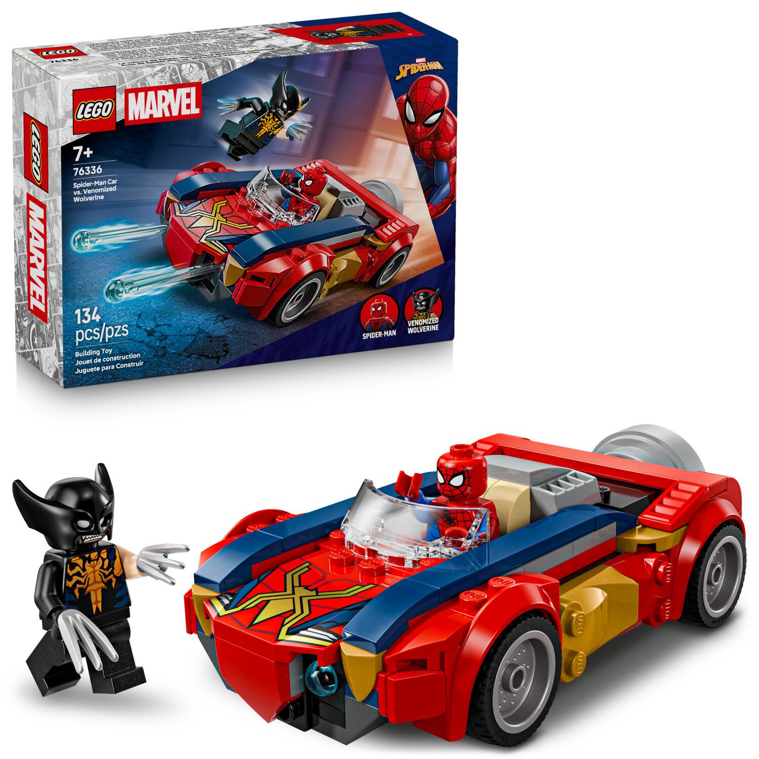 Marvel Spider-Man Car vs. Venomized Wolverine 76336