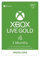 Microsoft - Xbox Live 3 Month Gold Membership [Digital] - Front_Zoom