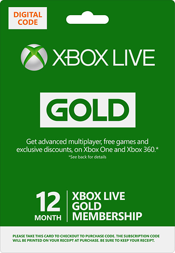 xbox live gold 6 month tesco