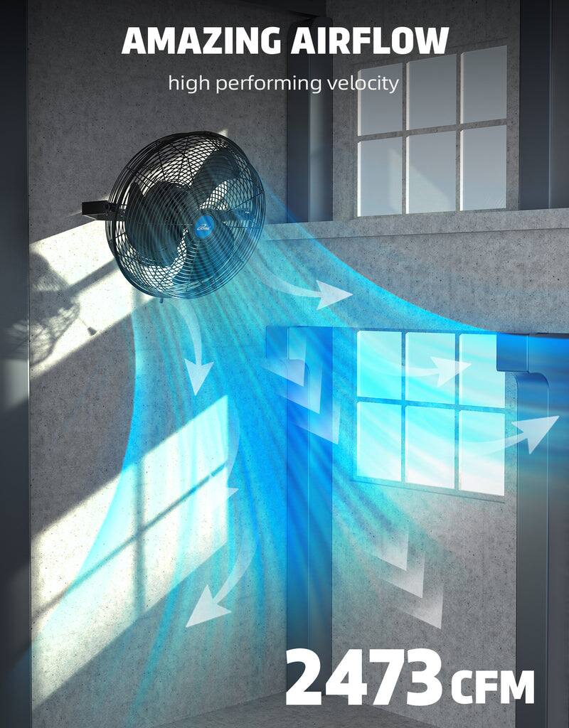 AMAZING AIRFLOW  
high performing velocity  
2473 CFM