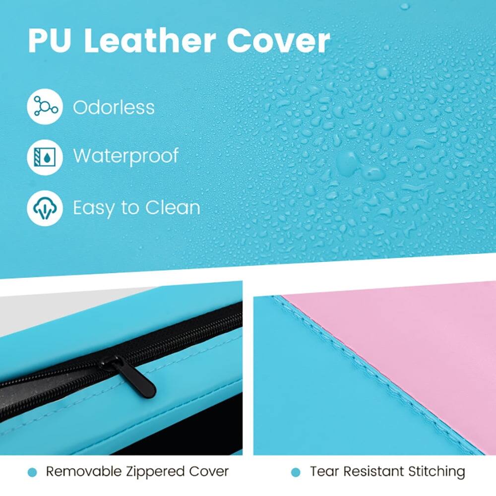 PU Leather Cover

- Odorless
- Waterproof
- Easy to Clean

- Removable Zippered Cover
- Tear Resistant Stitching