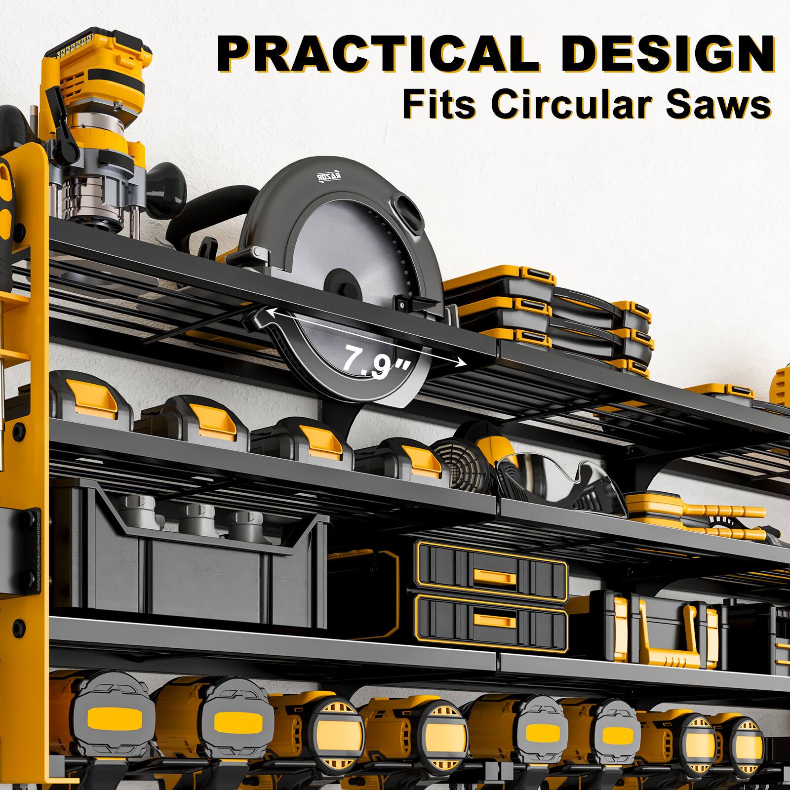 PRACTICAL DESIGN  
Fits Circular Saws  
ROTAR 7.9"