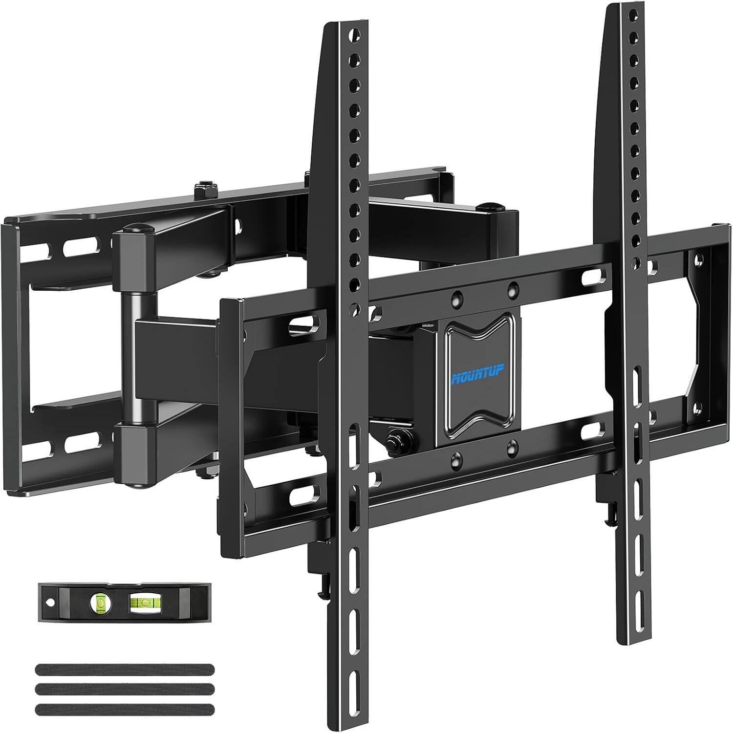 PARKER SLATER - Tilt Swivel Extension Wall Mount TV Bracket with Dual Articulating Arms - Black