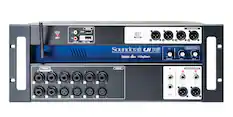 MEDIA AUX OUTPUTS WIFI L R LINE IN PLAY REC 4 USB AFS 2 1 2 3 4 Soundcraft Ui 16 exicon dbx DigiTech Sm : PHONES MASTER LEVEL - -.. - -.. MIX : MIK R 1Dgltch INPUTS MASTER OUTPUTS MIX MIX k 1 1 1 4 5 6 2 x 7 4 9 0 11 12