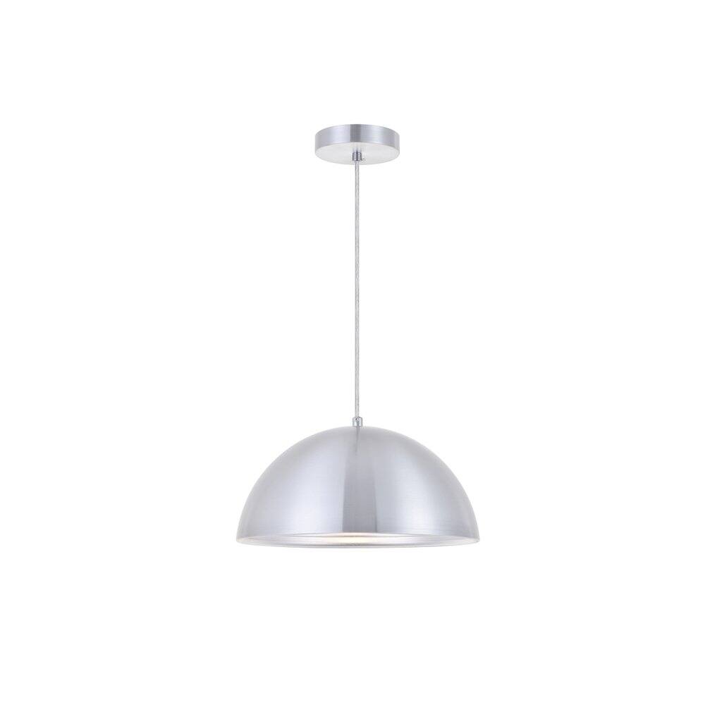 Front. Living District - Circa 1 Light Burnished Nickel Pendant - Burnished Nickel.