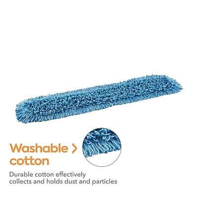 Washable cotton  
Durable cotton effectively collects and holds dust and particles