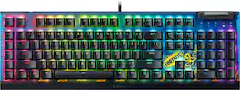 Razer - BlackWidow V4 X Full Size Wired Mechanical Green Clicky Switch Gaming Keyboard with Chroma RGB Backlighting - Fortnite Edition