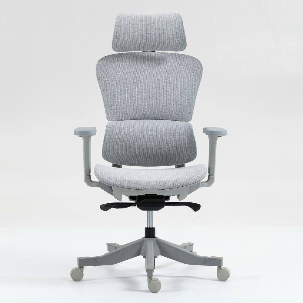 Alt View 1. Kadyn - High Back Mesh Office Chair, 4D Armrests & 120° Recline, Breathable Ergonomic Design, 360° Swivel, Gray - Gray.